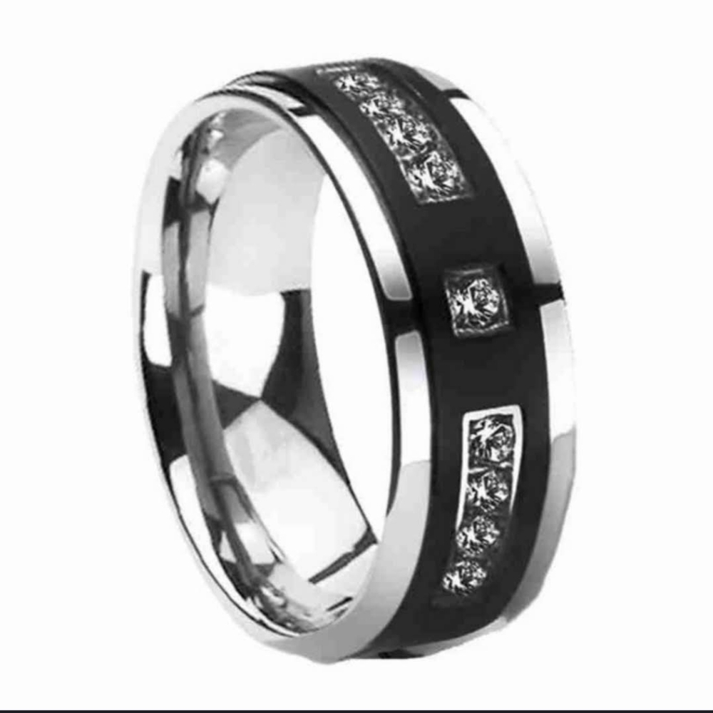 Two Tone Titanium Band